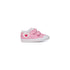 Sneakers rosa in tessuto con stampa cuoricini Chicco Griffy, Brand, SKU k213000053, Immagine 0